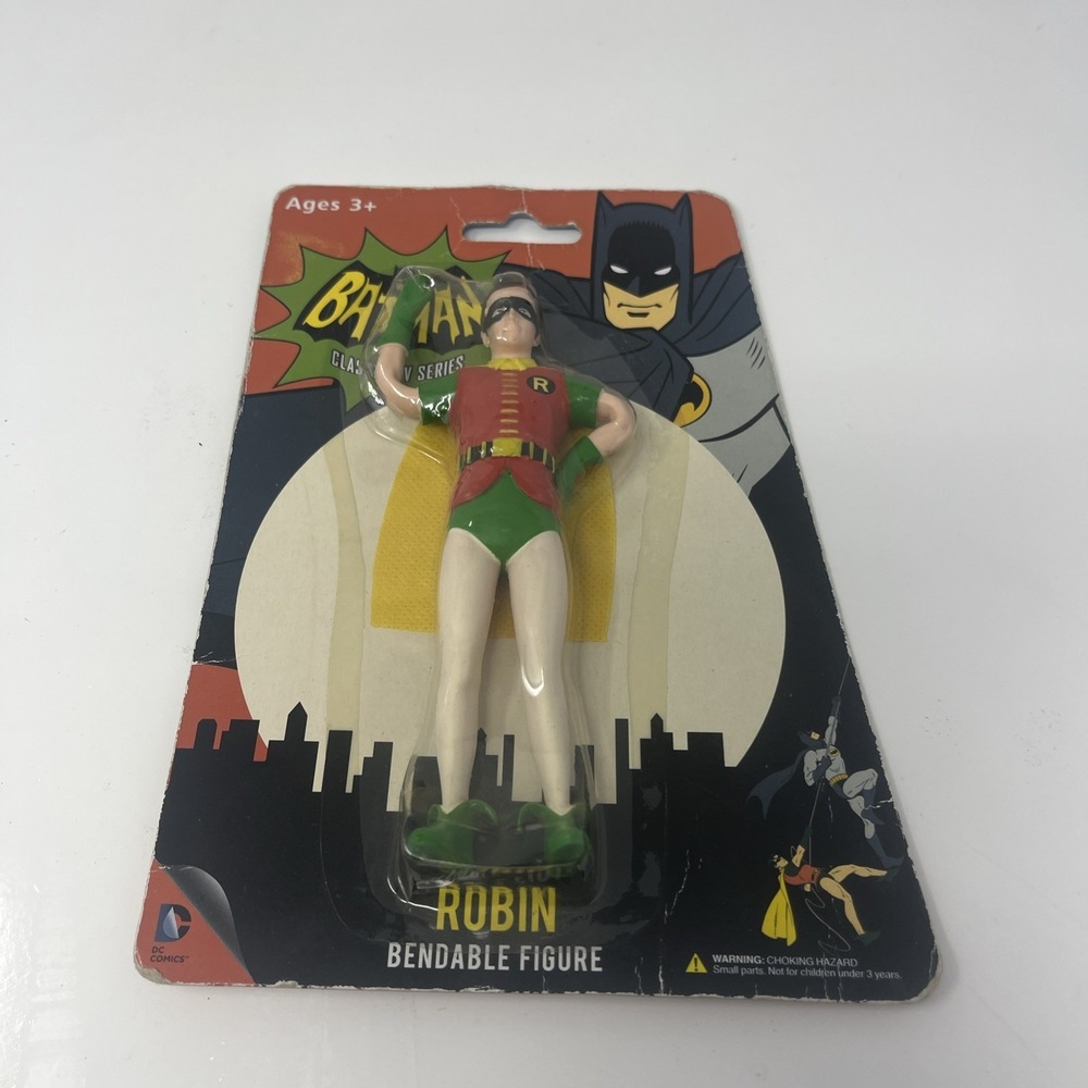 ROBIN DC COMICS BATMAN CLASSIC TV SERIES 5.5 IN BENDABLE FIGURE